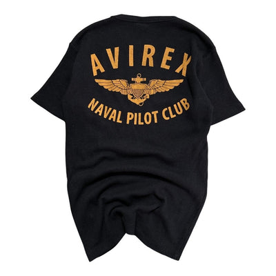 Avirex Supersonic Waffle Knit T-Shirt - vintageconcierge