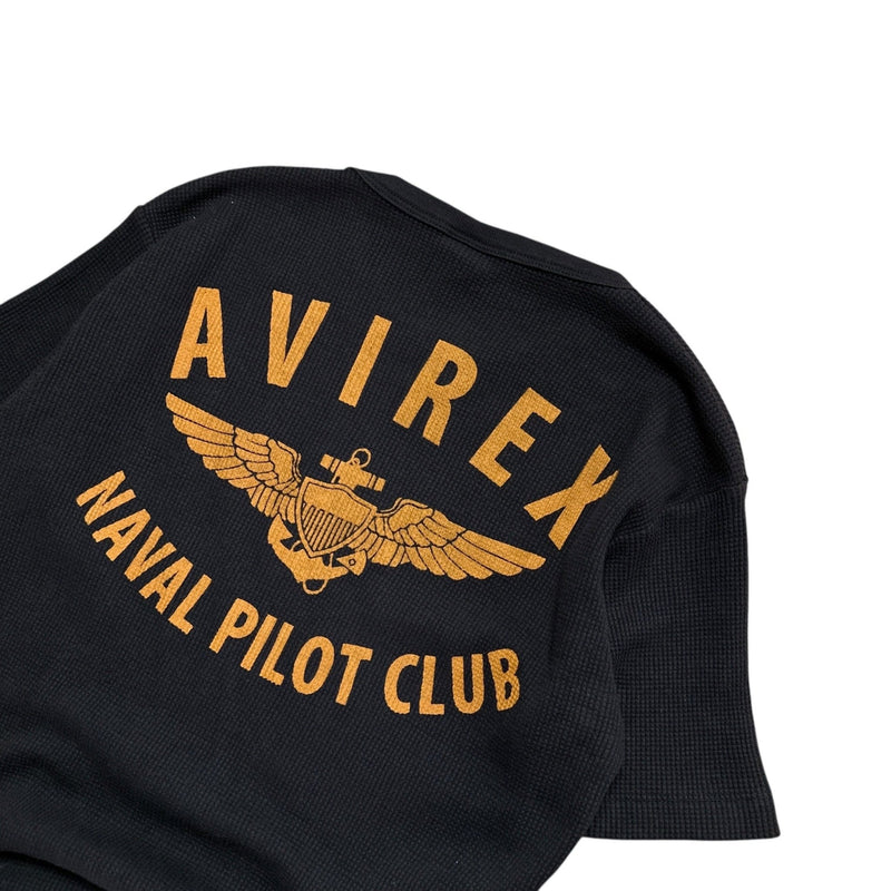 Avirex Supersonic Waffle Knit T-Shirt - vintageconcierge