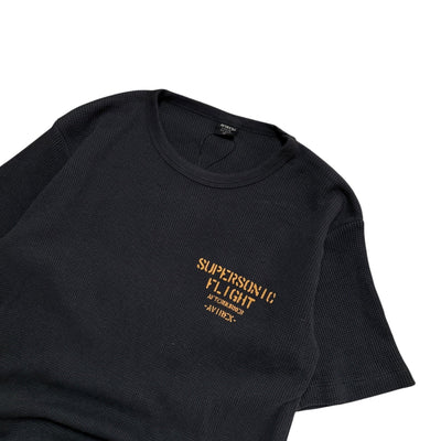 Avirex Supersonic Waffle Knit T-Shirt - vintageconcierge