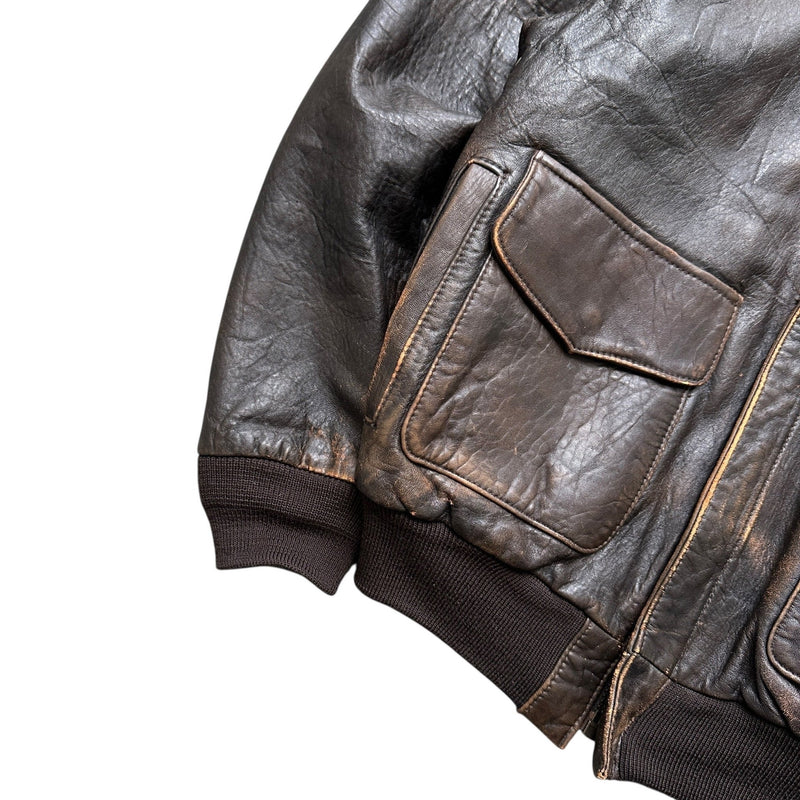 Avirex Type A - 2 Leather Jacke - vintageconcierge