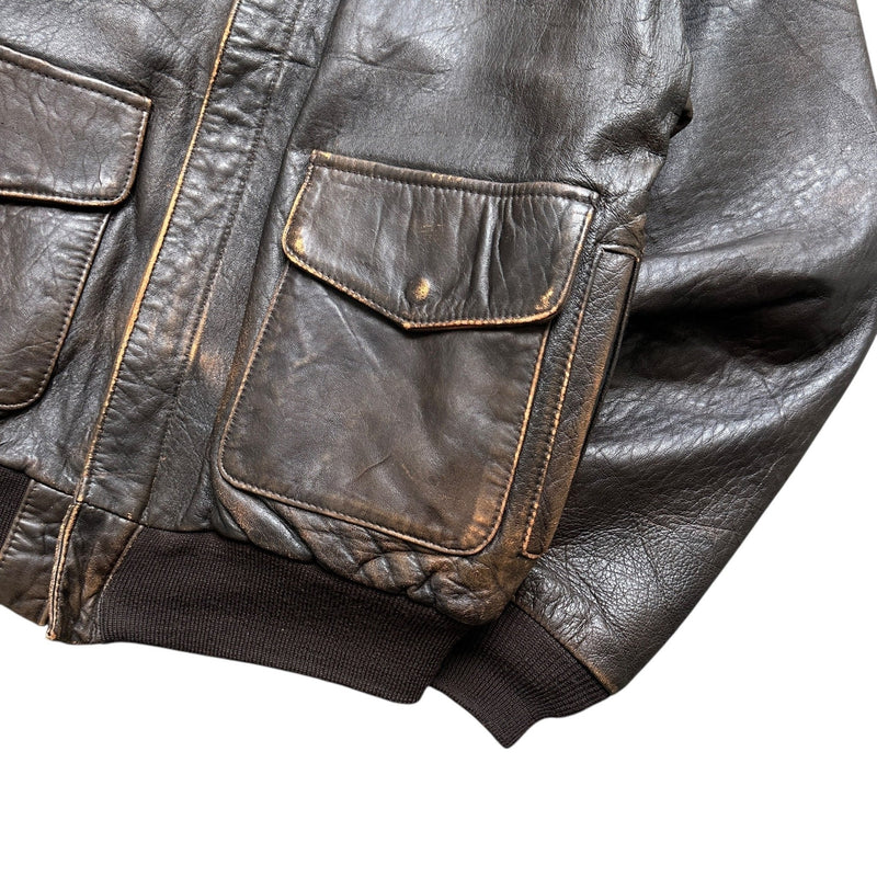 Avirex Type A - 2 Leather Jacke - vintageconcierge