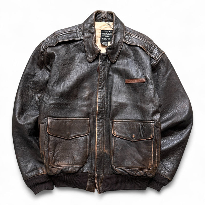 Avirex Type A - 2 Leather Jacke - vintageconcierge