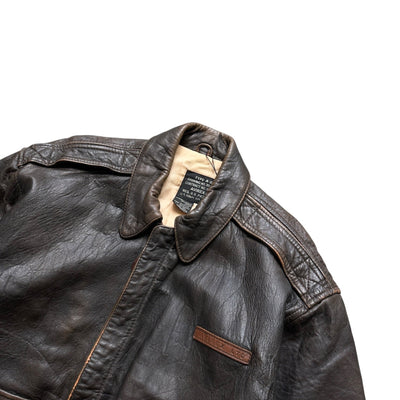Avirex Type A - 2 Leather Jacke - vintageconcierge