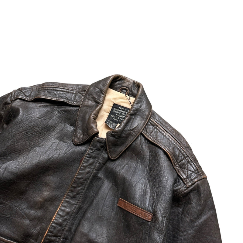 Avirex Type A - 2 Leather Jacke - vintageconcierge