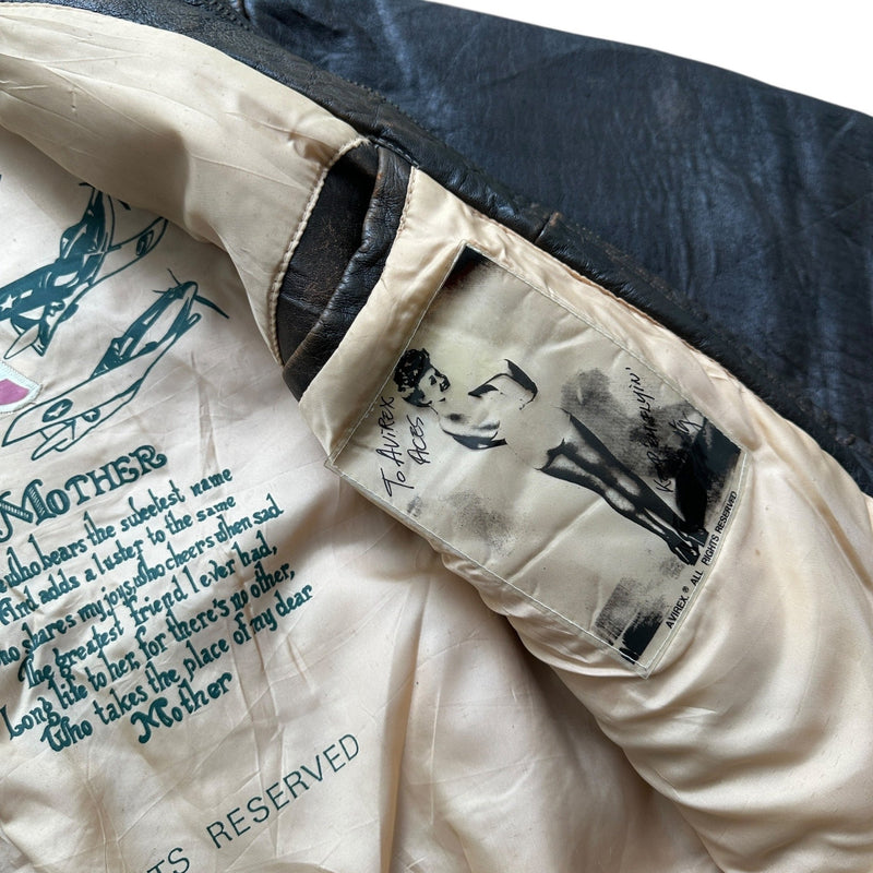 Avirex Type A - 2 Leather Jacke - vintageconcierge