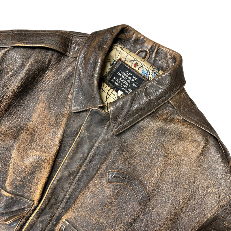 Avirex Type A - 2 Vintage Leather Jacket - vintageconcierge