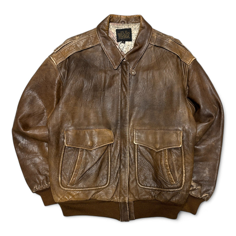 Avirex Type A - 2 Vintage Leather Jacket - vintageconcierge