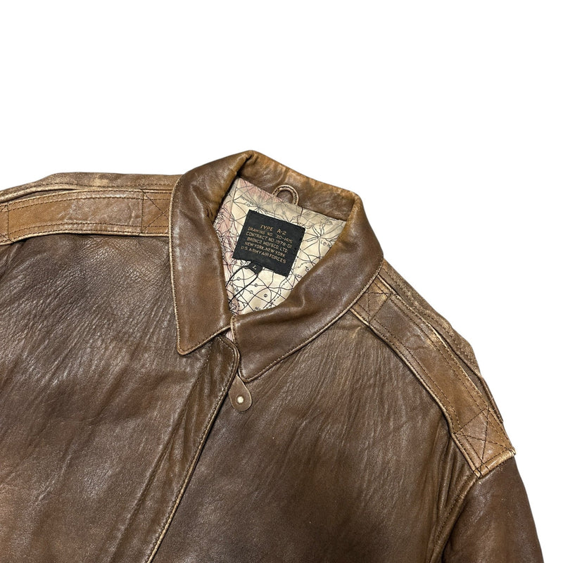 Avirex Type A - 2 Vintage Leather Jacket - vintageconcierge