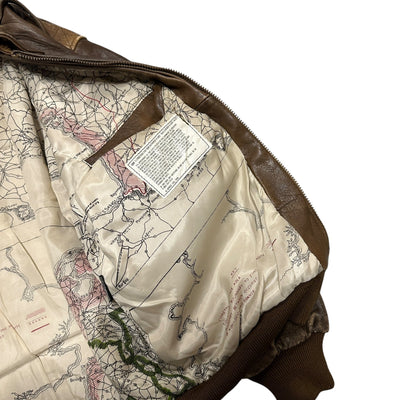Avirex Type A - 2 Vintage Leather Jacket - vintageconcierge