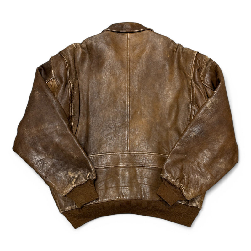 Avirex Type A - 2 Vintage Leather Jacket - vintageconcierge