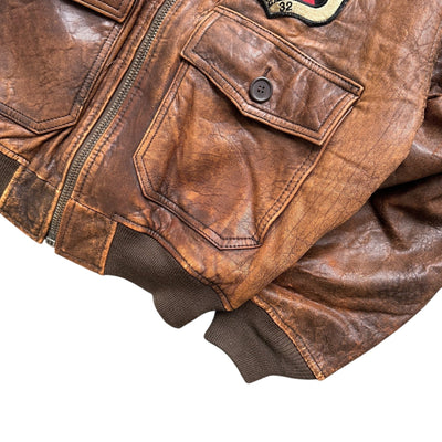 Avirex Type G - 1 Leather Jacket - vintageconcierge