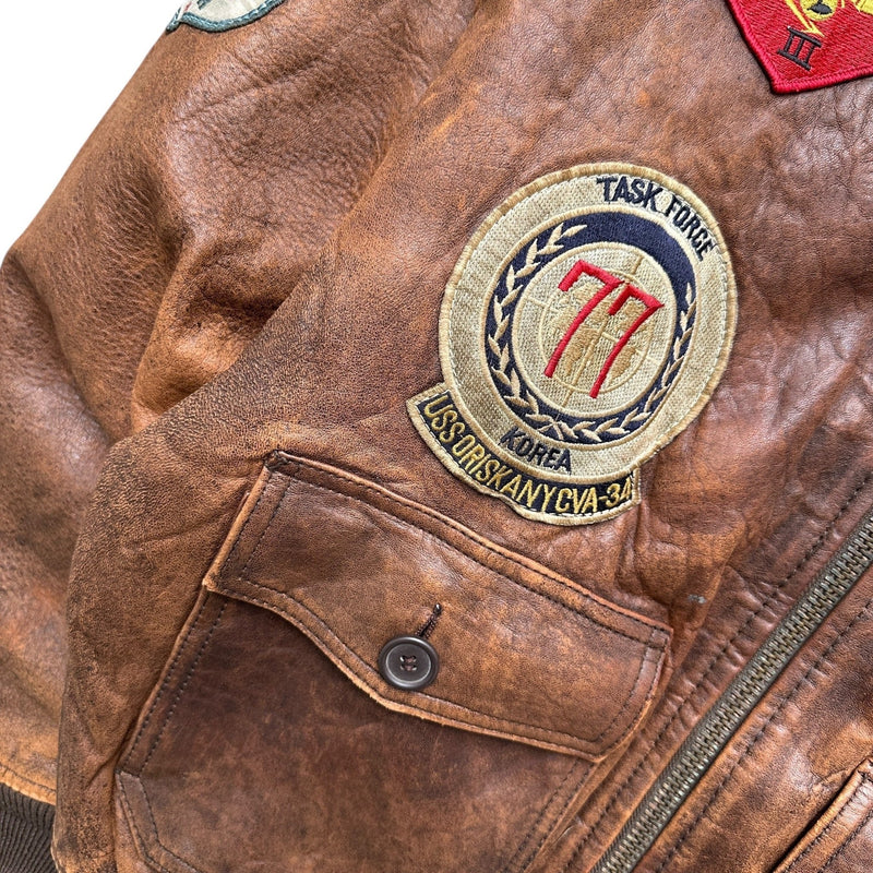 Avirex Type G - 1 Leather Jacket - vintageconcierge