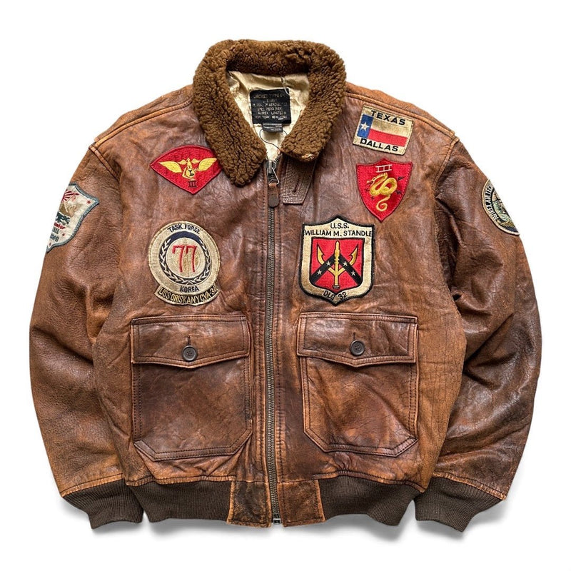 Avirex Type G - 1 Leather Jacket - vintageconcierge