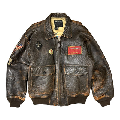 Avirex Type G - 1 Vintage Leather Jacket - vintageconcierge