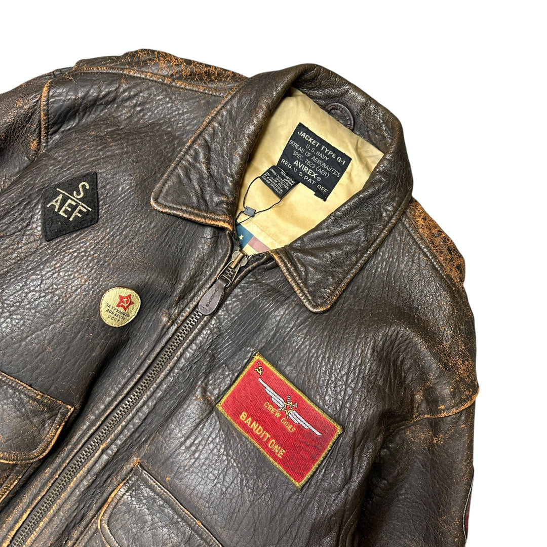 Avirex Type G-1 Vintage Leather Jacket – vintageconcierge