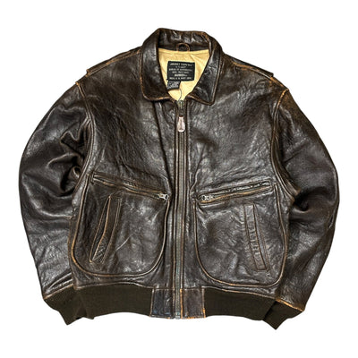 Avirex Type G - 2 Vintage Leather Jacket - vintageconcierge