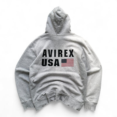 Avirex USA Flag Vintage Hoodie - vintageconcierge
