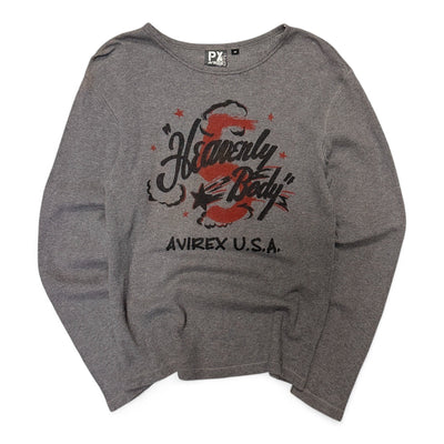 Avirex U.S.A. Heavenly Body Waffle Longsleeve - vintageconcierge