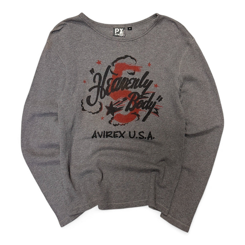 Avirex U.S.A. Heavenly Body Waffle Longsleeve - vintageconcierge