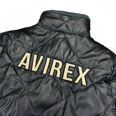 Avirex USAF Vintage Down Spellout Pufferjacke - vintageconcierge