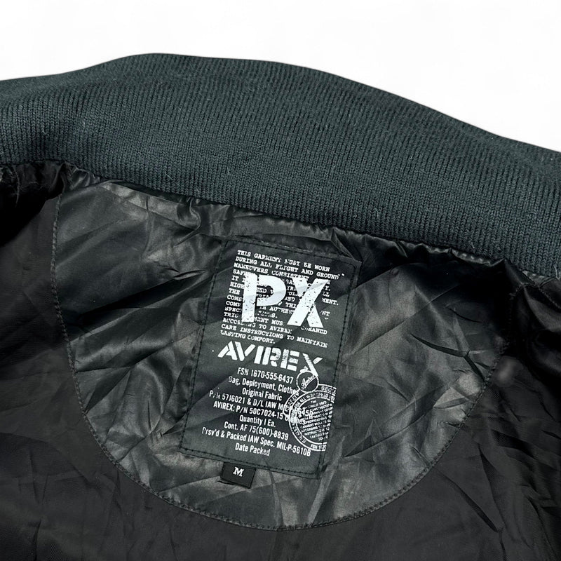 Avirex USAF Vintage Down Spellout Pufferjacke - vintageconcierge
