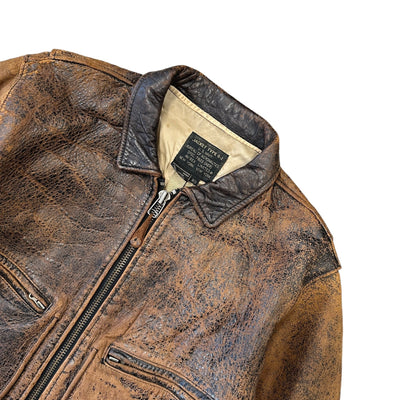 Avirex Vintage G - 2 Bomber Leather Jacket - vintageconcierge