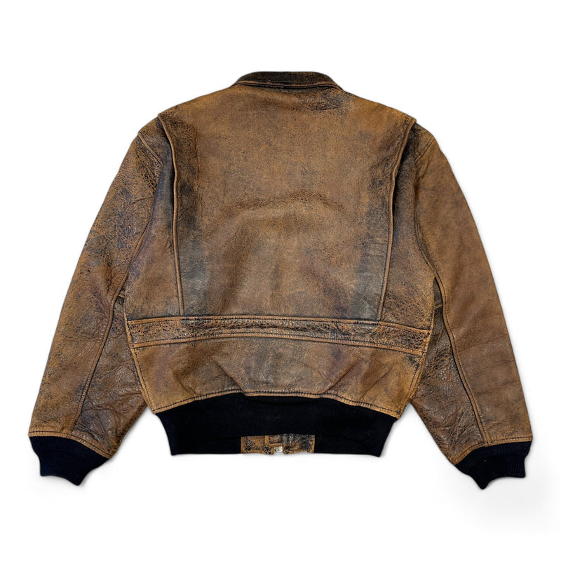 Avirex Vintage G - 2 Bomber Leather Jacket - vintageconcierge