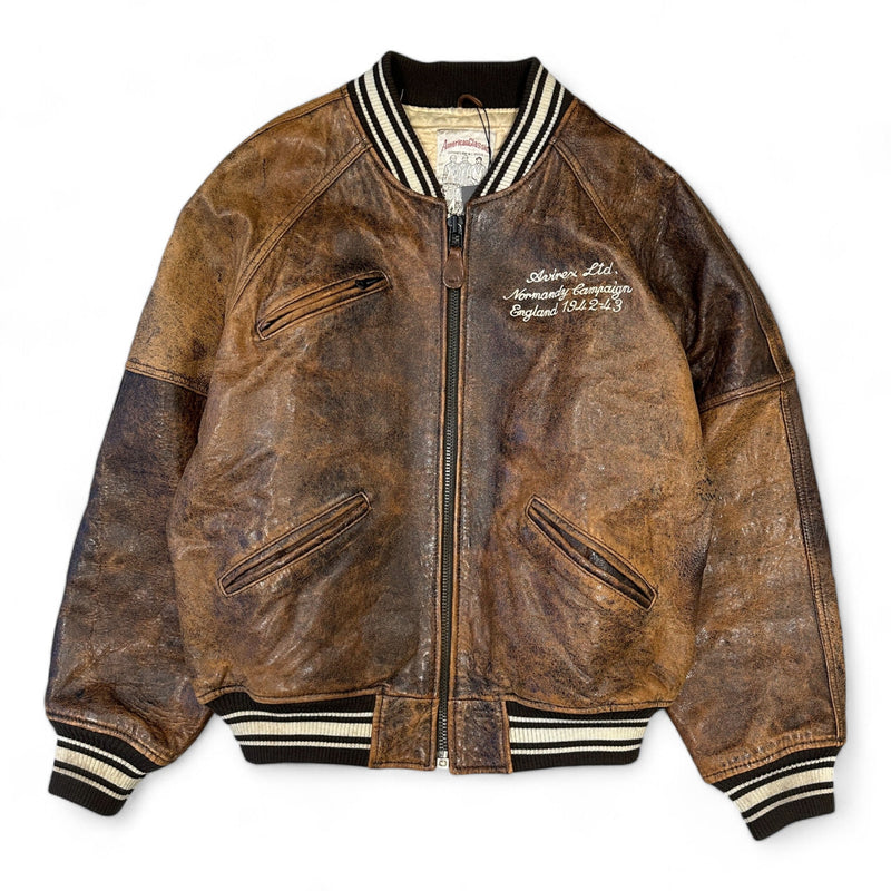 Avirex Vintage Genuine Leather Jacket - vintageconcierge