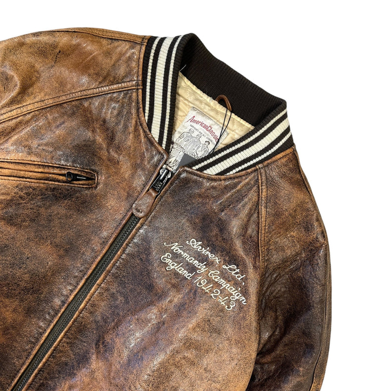 Avirex Vintage Genuine Leather Jacket - vintageconcierge