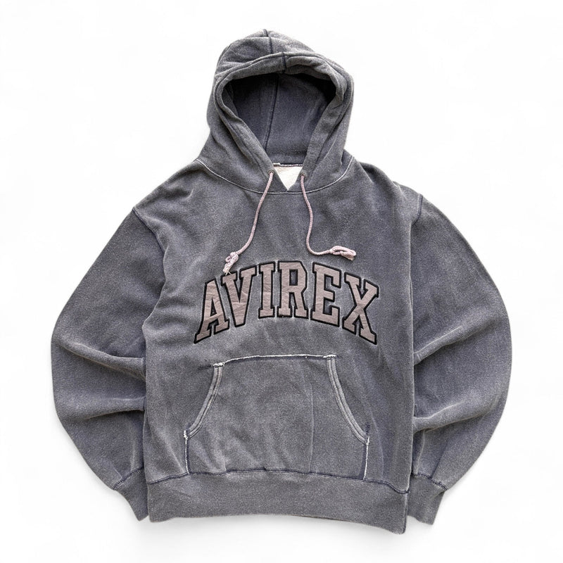 Avirex Vintage Hoodie Grau - vintageconcierge