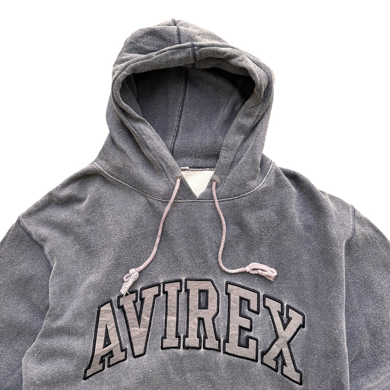 Avirex Vintage Hoodie Grau - vintageconcierge