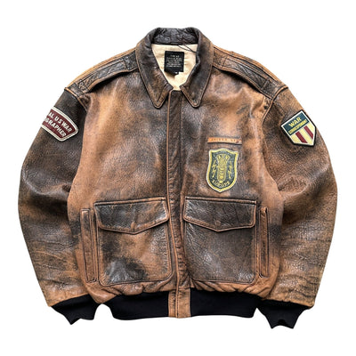 Avirex Vintage Type A - 2 Leather Jacke - vintageconcierge