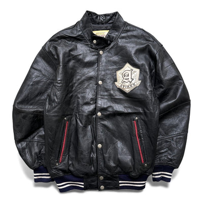 Avirex Vintage Varsity Leather Jacket - vintageconcierge