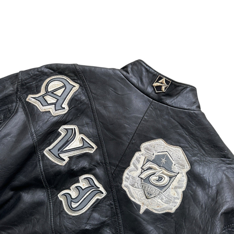 Avirex Vintage Varsity Leather Jacket - vintageconcierge