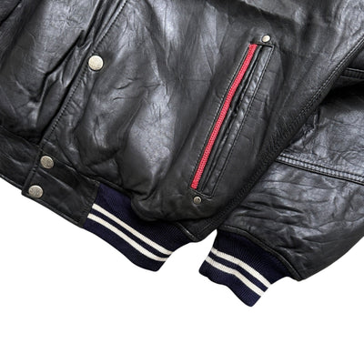 Avirex Vintage Varsity Leather Jacket - vintageconcierge