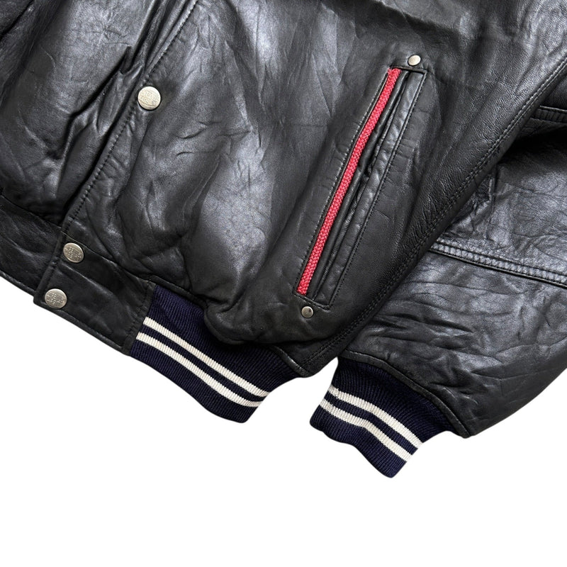 Avirex Vintage Varsity Leather Jacket - vintageconcierge