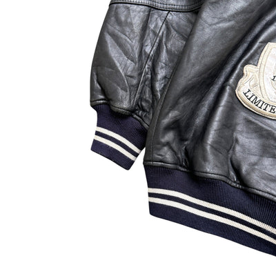 Avirex Vintage Varsity Leather Jacket - vintageconcierge