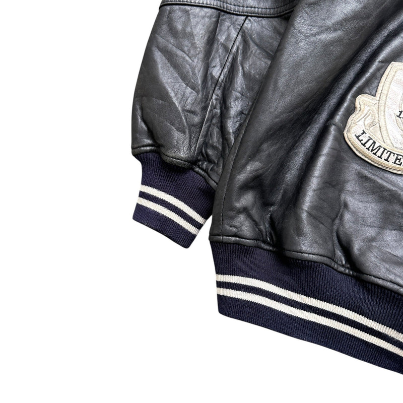 Avirex Vintage Varsity Leather Jacket - vintageconcierge