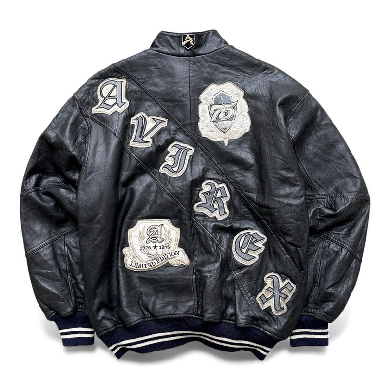 Avirex Vintage Varsity Leather Jacket - vintageconcierge
