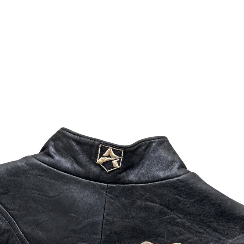 Avirex Vintage Varsity Leather Jacket - vintageconcierge