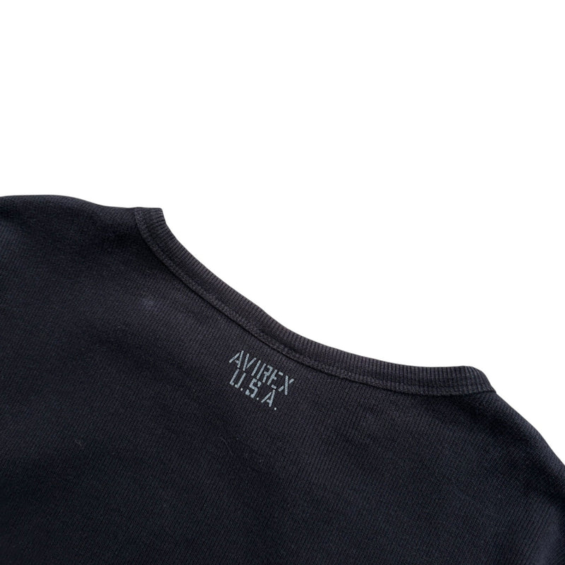 Avirex Waffle Knit T-Shirt - vintageconcierge