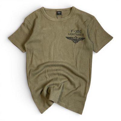 Avirex Waffle Knit T-Shirt - vintageconcierge