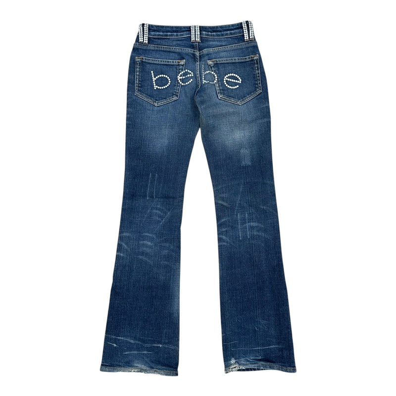 Bebe Low Waist Y2K Bootcut Jeans - vintageconcierge