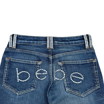 Bebe Low Waist Y2K Bootcut Jeans - vintageconcierge