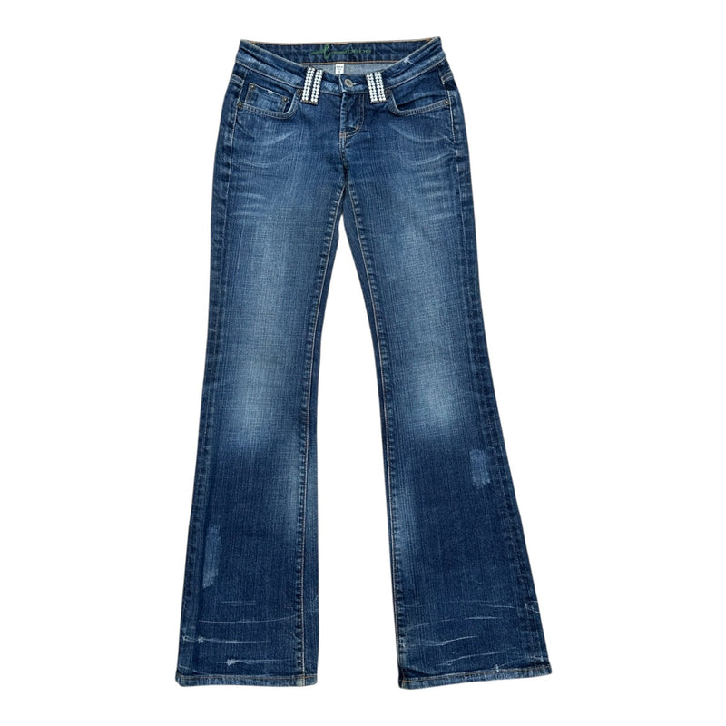 Bebe Low Waist Y2K Bootcut Jeans - vintageconcierge