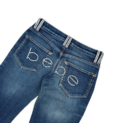 Bebe Low Waist Y2K Bootcut Jeans - vintageconcierge