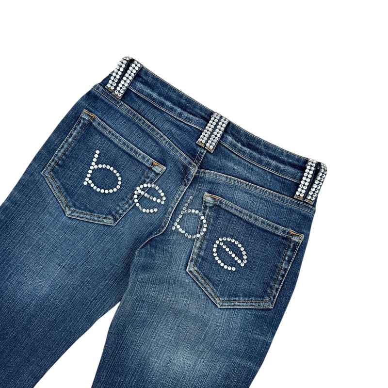 Bebe Low Waist Y2K Bootcut Jeans - vintageconcierge