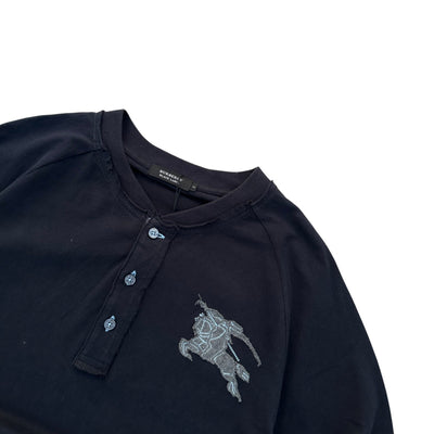 Burberry Black Label Henley Longsleeve - vintageconcierge