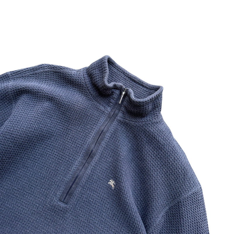 Burberry Golf Quarter Zip Waffle Knit - vintageconcierge