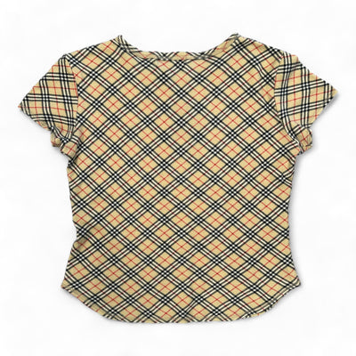 Burberry Nova Check Baby Tee - vintageconcierge